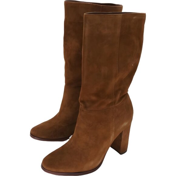 Lauren Ralph Lauren Artizan Chestnut Brown Tall Dress Boots Women's US 6M - Picture 2 of 6